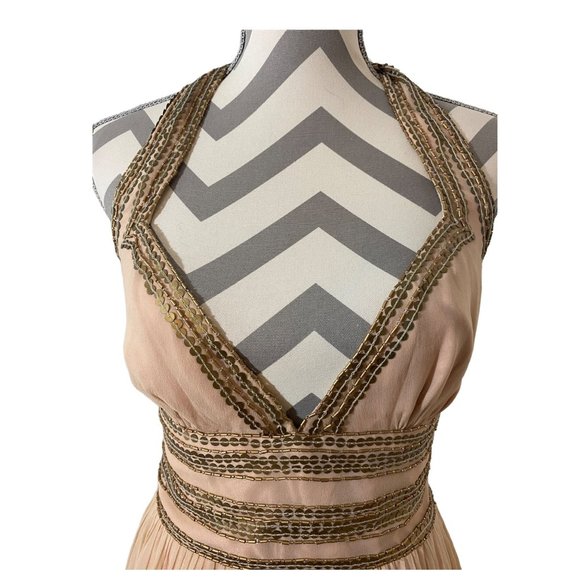 Adrianna Papell Evening Essentials Cocktail Halter Dress Size 4 - Picture 7 of 8